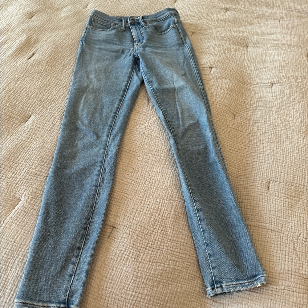 Madewell 10 inch high rise skinny jean